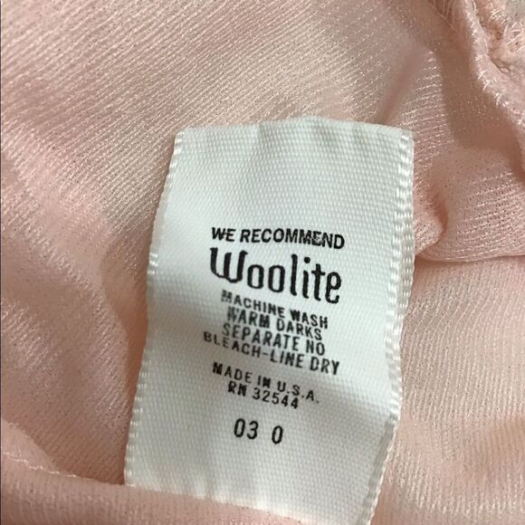 Formfit Rogers Vintage Baby Pink Bodysuit Mushroom Style Size 34/12 - Picture 9 of 14